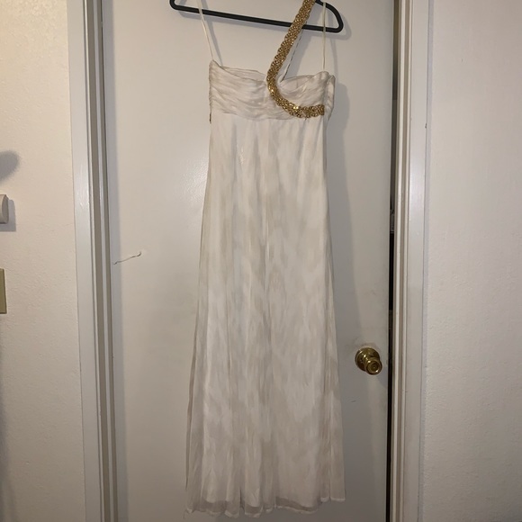 NWOT Caché One Shoulder Prom Dress - Picture 5 of 7